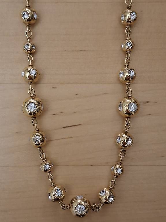 Catenine: Wunderschöne lange Swarovski Halskette – Usato da Wabern venduto da amo_pp26 1