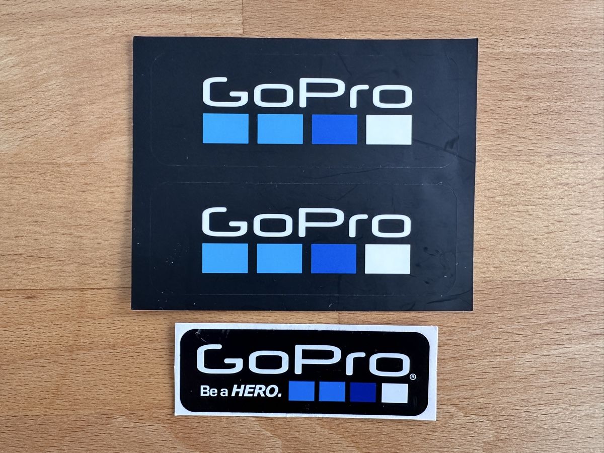 Aufkleber: Autocollants GoPro – Neu und originalverpackt aus Promasens von Toblerone83