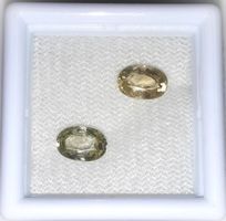 2x saphirs non traités 2.38 ct - CERTIFICAT 757.-Fr