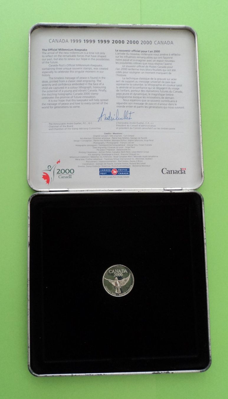 Tutti le monete: Canada 2000: The Official Millennium Keepsake by Canada Post – Nuovo e nell'imballaggio originale da Basel venduto da maripas17 3
