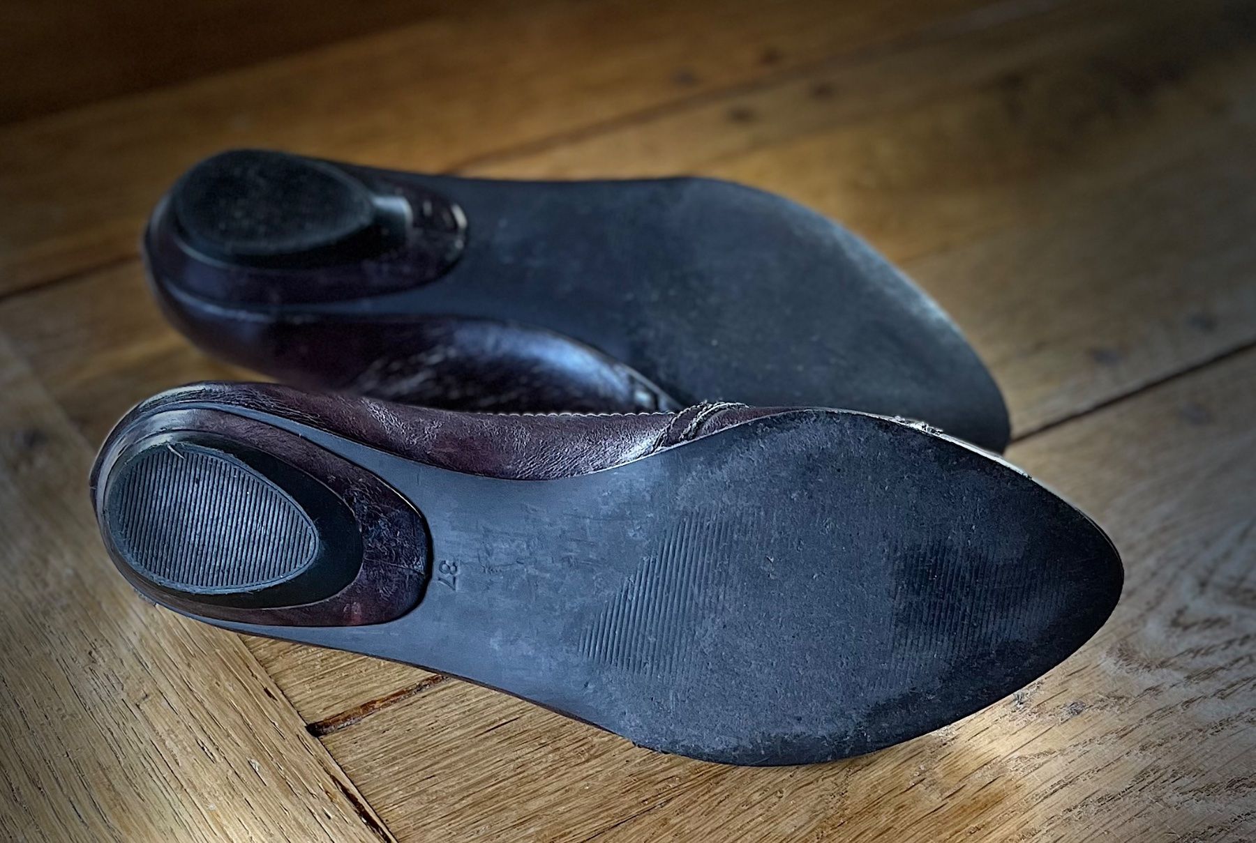 Scarpe da donna: VANDER LAAN - braune Echtleder Ballerinas, Gr. 37 – Nuovo (secondo la descrizione) da Arbon venduto da KaSaBo 4