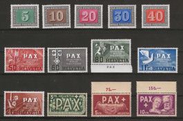 1945 : PAX Serie Nr. 262 - 274 postfrisch **