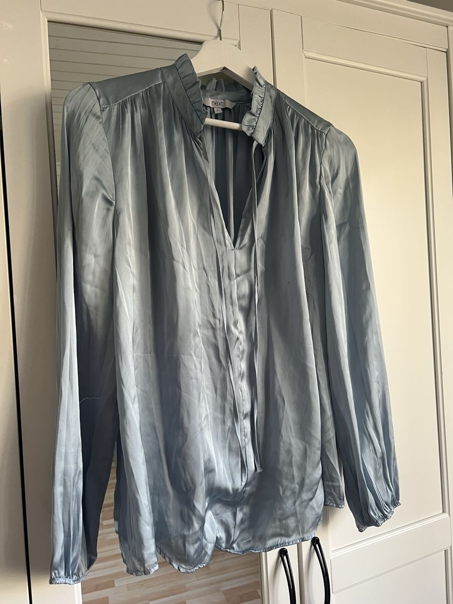 Next Camicette: Next Bluse, Gr. 8, hellblau – Usato da Liebefeld venduto da nat_h5l8