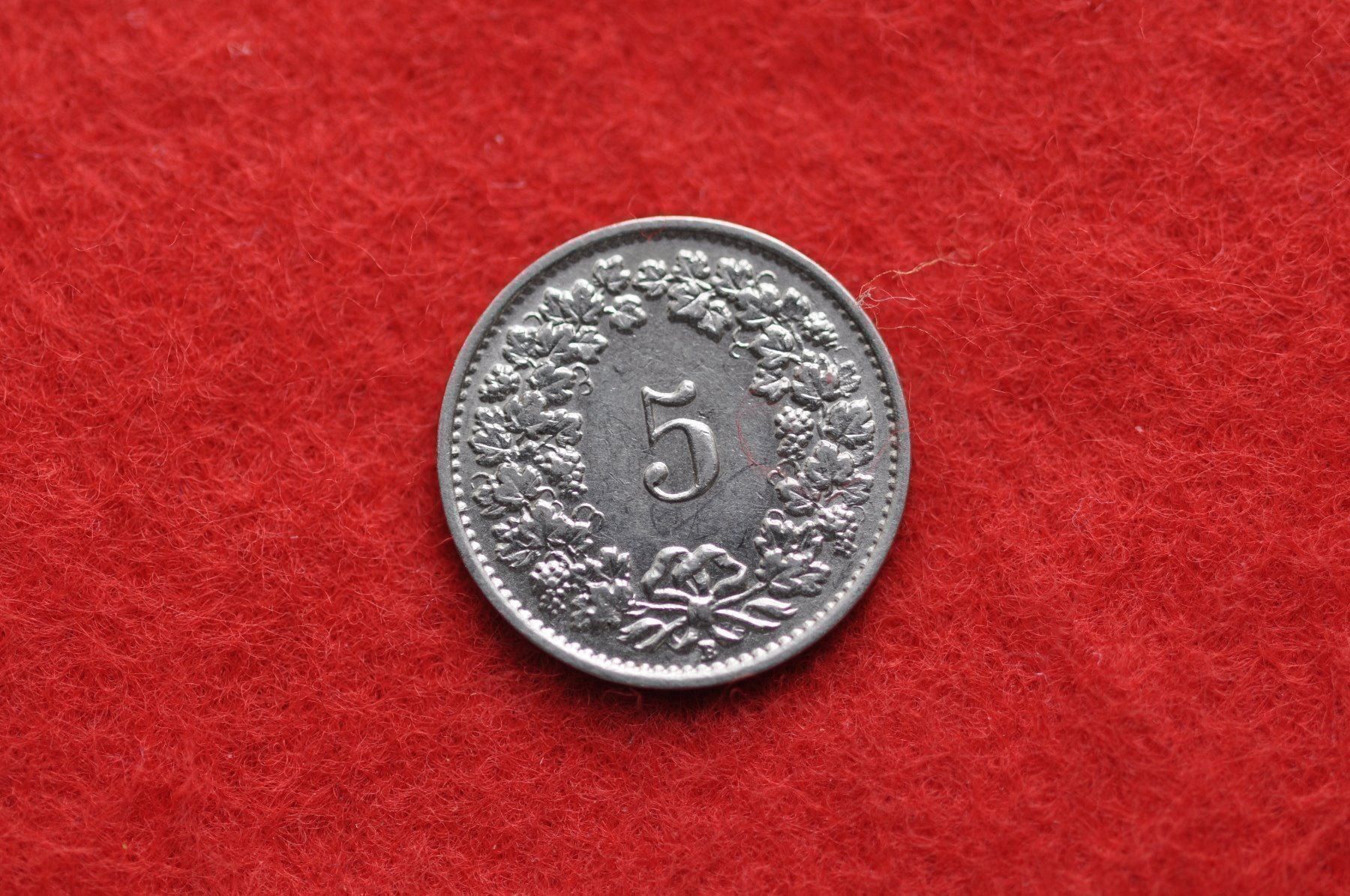 Tutti le monete: 5 rappen 1934 – Usato da Laupen BE venduto da Gufi57 1