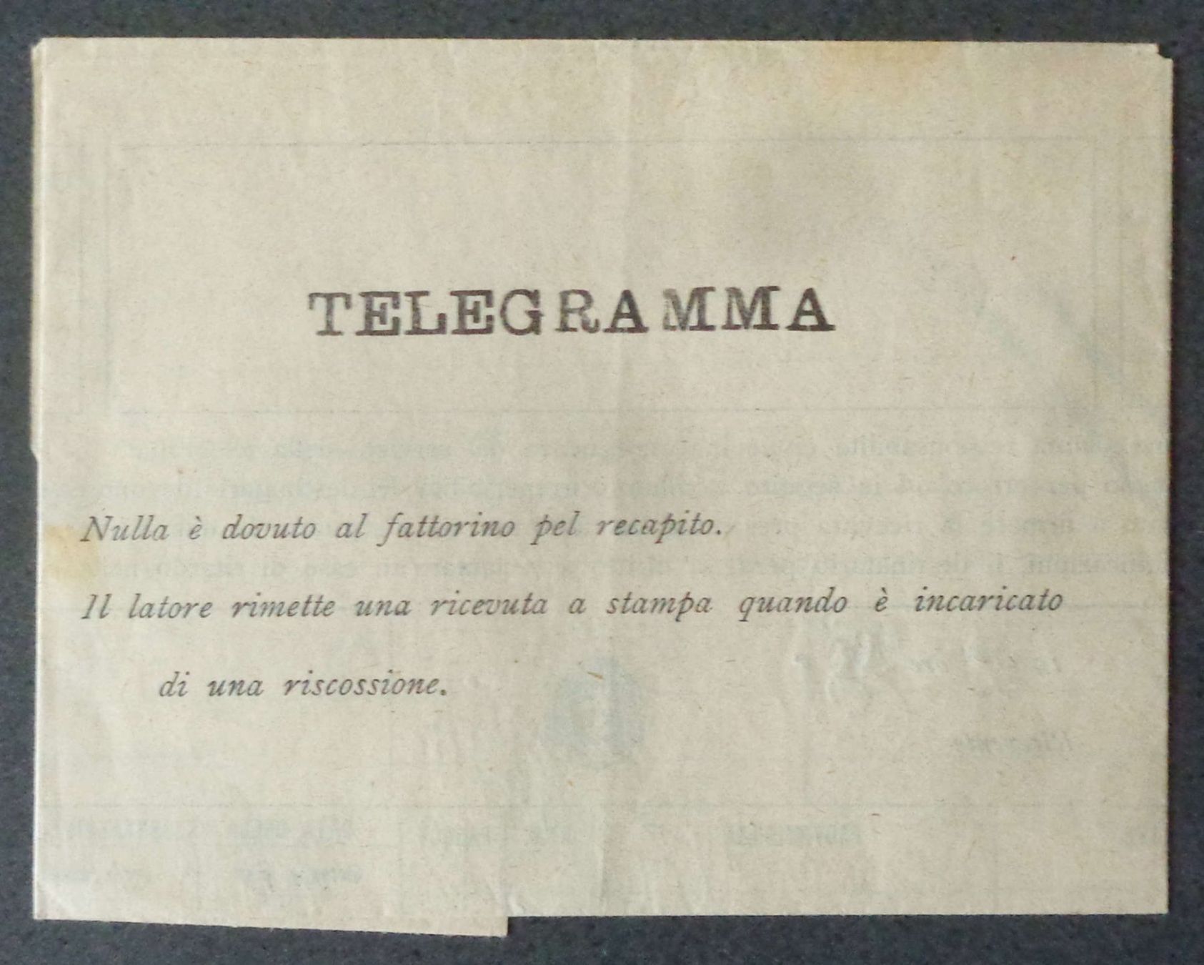 Documenti: 2 telegramme da RODI, 1933 e 1935 – Usato da Le Locle venduto da timbrettino 1