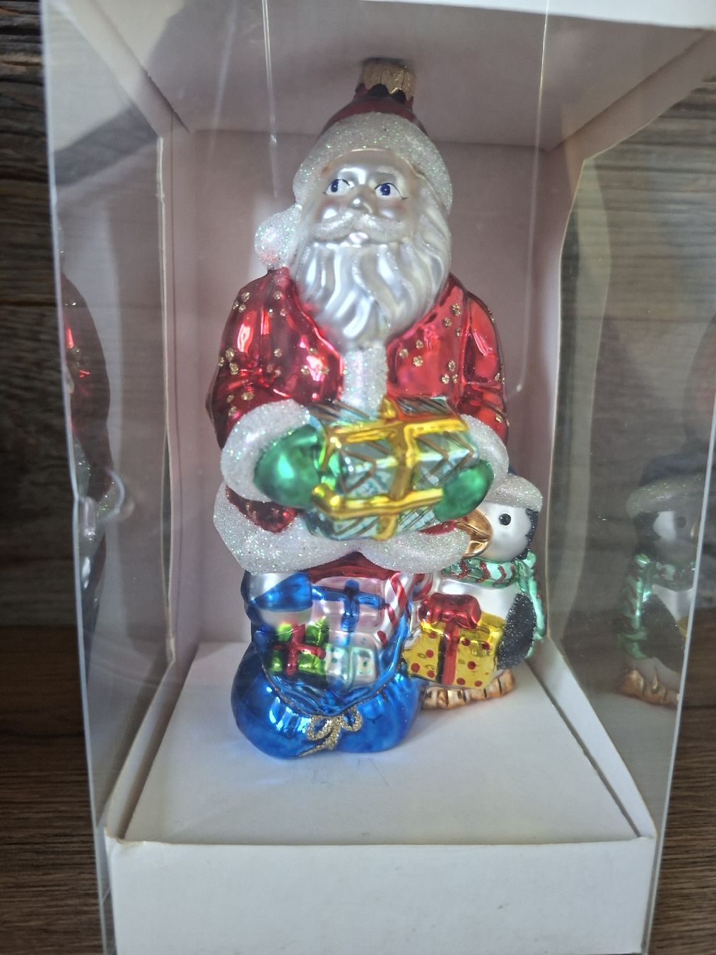 Tutte le decorazioni: neu: Sujet Weihnachtskugel Samichlaus Glas 14cm – Nuovo e nell'imballaggio originale da Nassen venduto da verrueckt