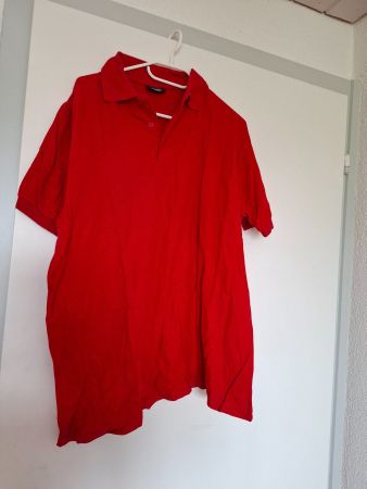 Poloshirt Whale Gr. XL – Rot – Kurzarm