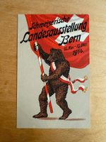 Antike Postkarte, Schweiz. Landesausstellung, Bern, 1914
