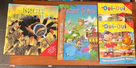 Lotto Libri Bambini Peter Pan Oui-Oui Insetti T'choupi 7 ...
