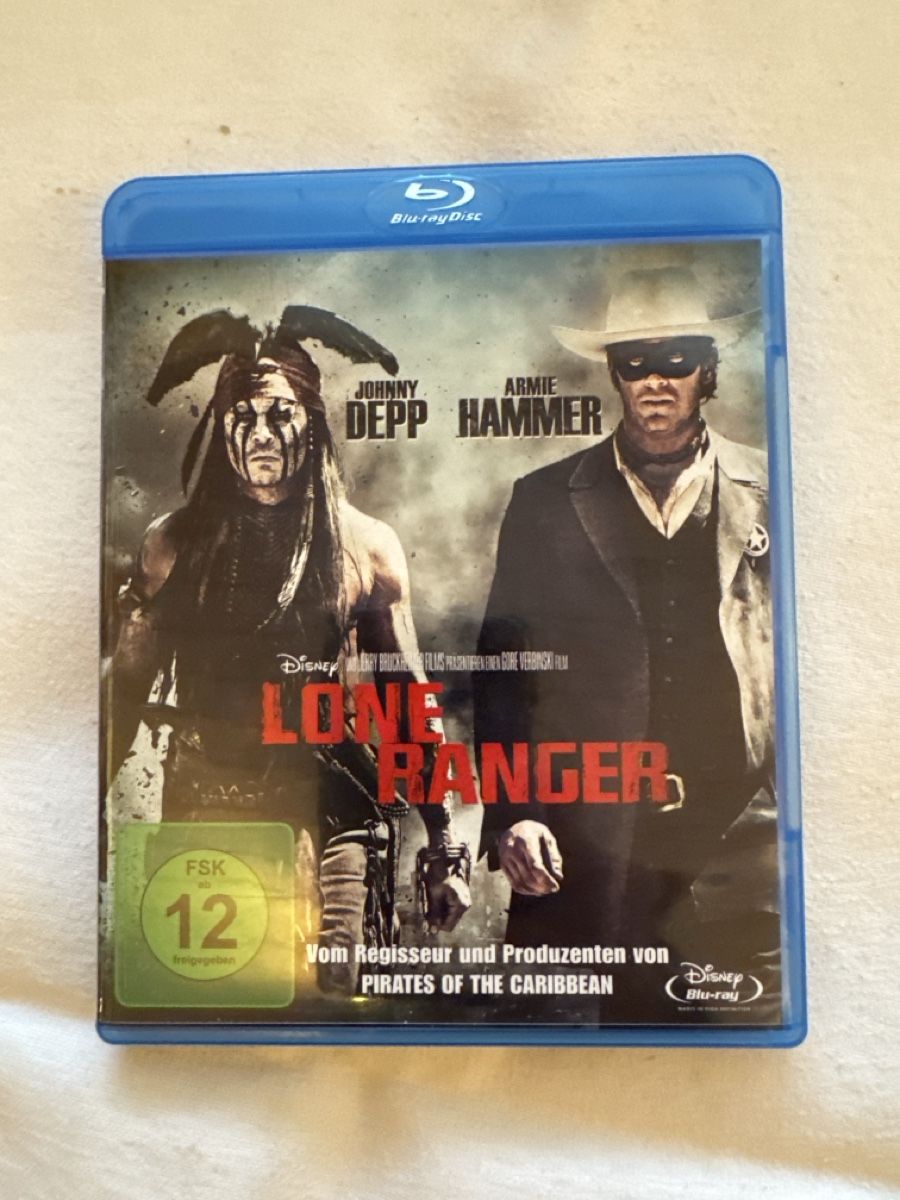 The Lone Ranger Bluray Johnny Depp Top Film! (Gebraucht) in