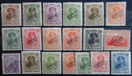 Luxemburg Dienst. ex. Kat. 109-135 * 1922/26