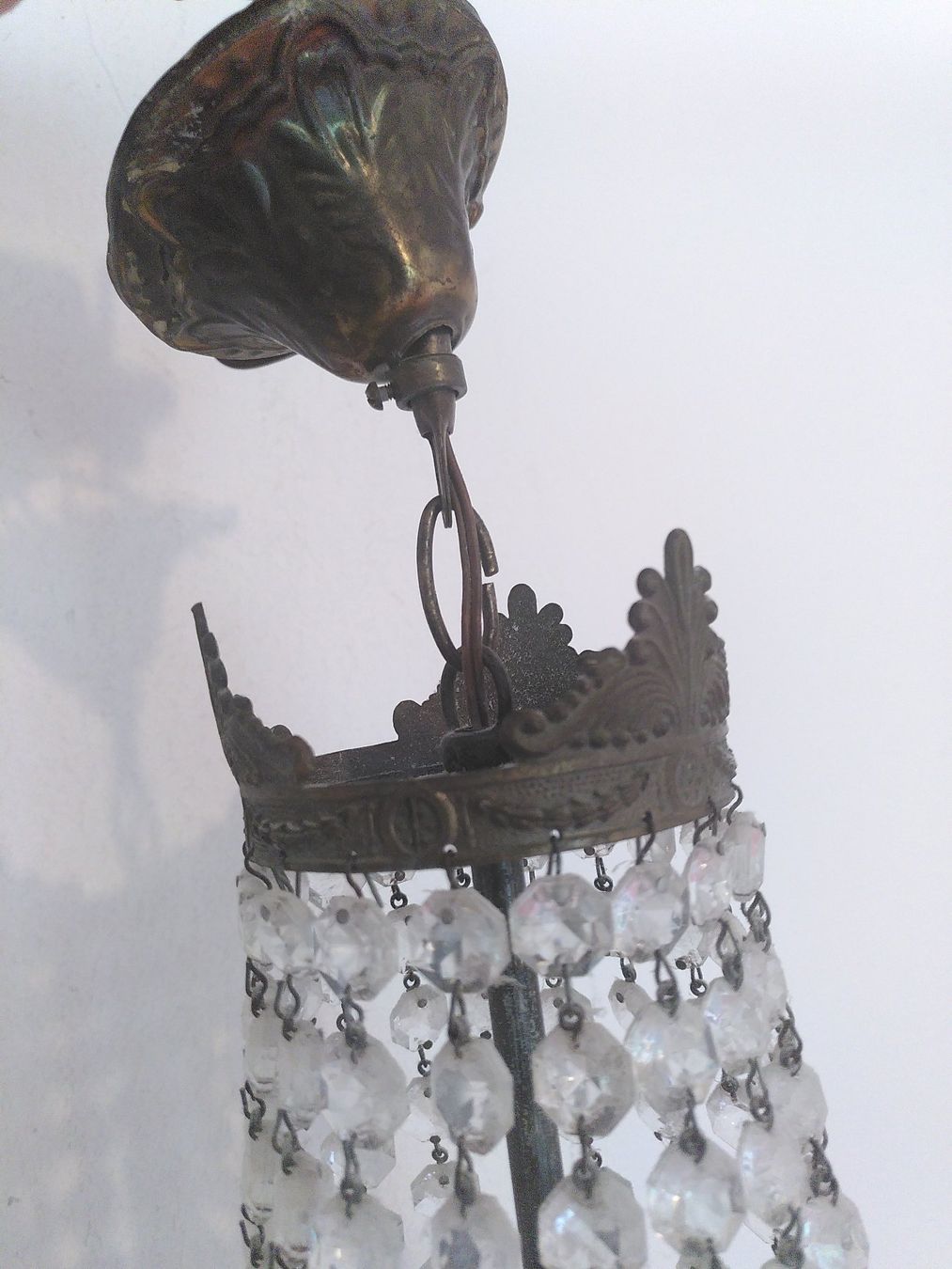 Lampes: Kristall Kronleuchter Antik – D'occasion à St. Gallen par fabian_schmid_88 3