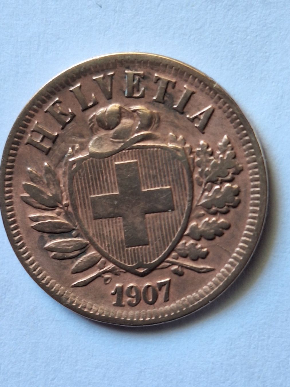 Tutti le monete: 2cts 1907  SS – Usato da Couvet venduto da zeze03