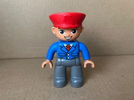 Lego Duplo Figur Schaffner, Lokführer zur Eisenbahn