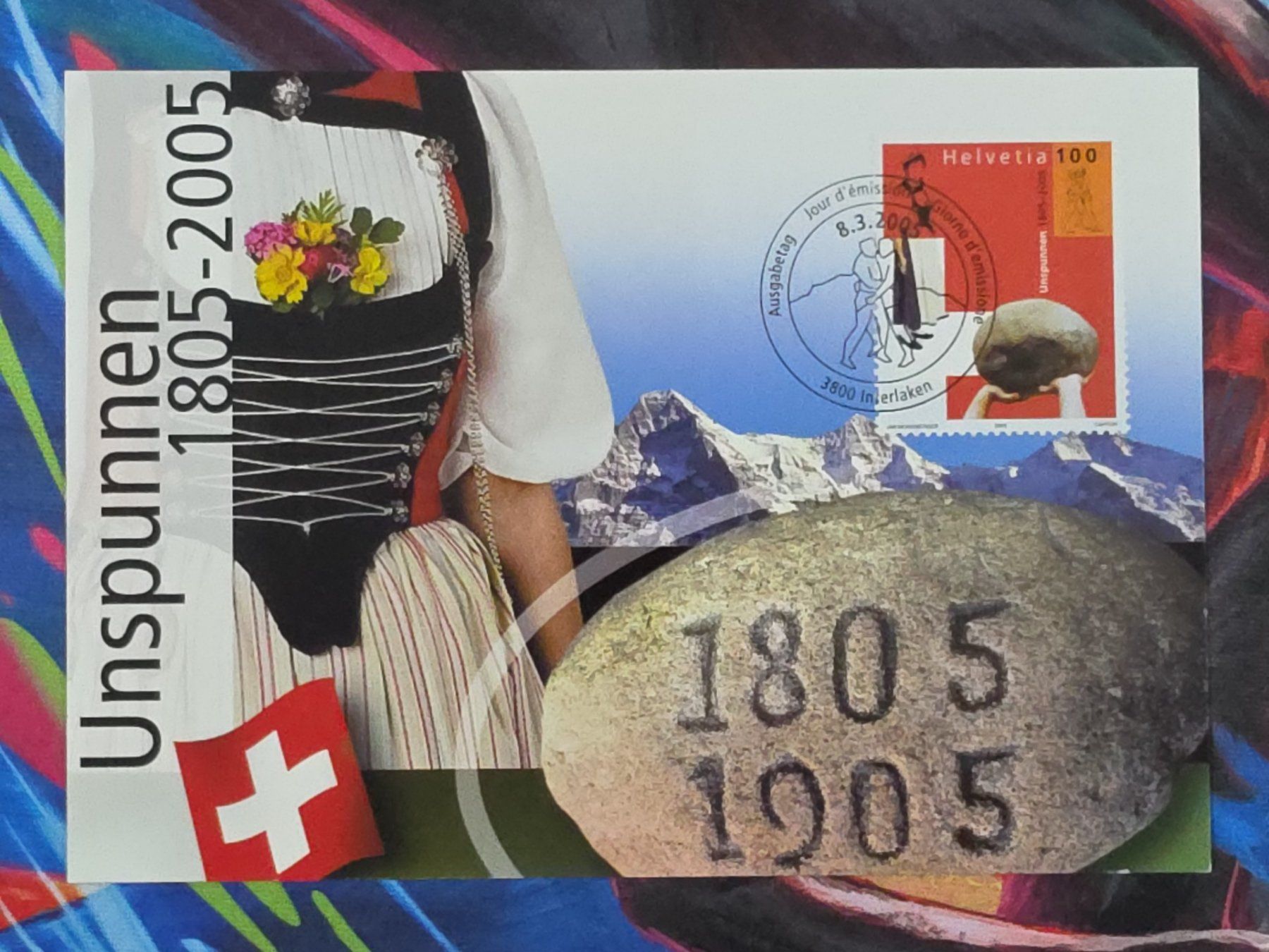 Cartoline postali: CL26 Carte Postale + Timbre Suisse 2005 – Usato da Cousset venduto da Patrick_Collections