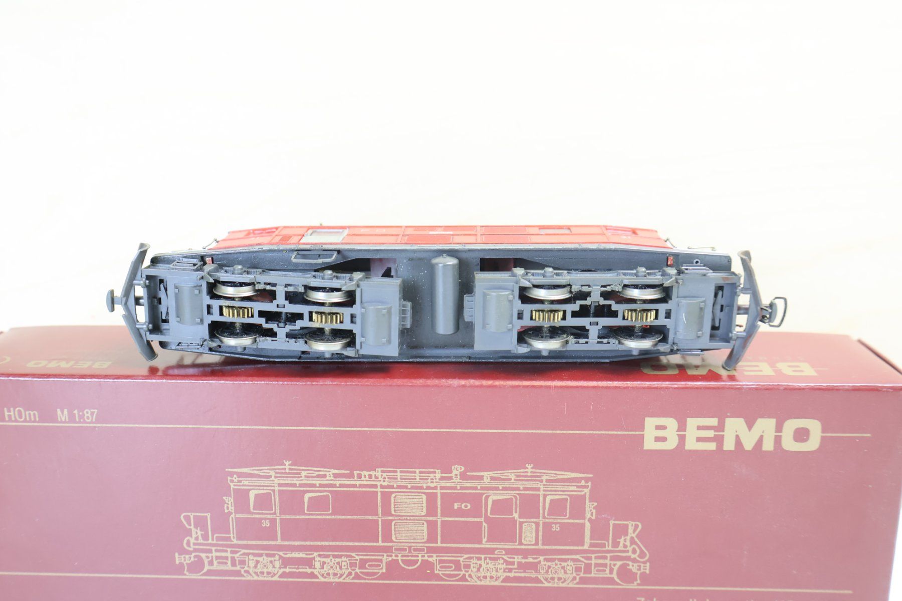 Bemo Modellini di ferrovie: BEMO FO E-Lok HGe 4/4 "Dummy" - H0m 1261 201 – Usato da Winterthur venduto da Monstera 7