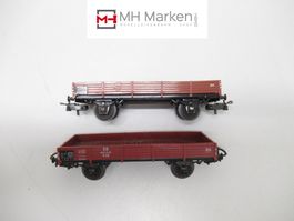 Märklin 2er Set Flachwagen der Deutschen Bahn ohne OVP AC H0