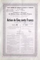 SA des Fabriques de Chocolat et Confiserie J. Klaus - 1902