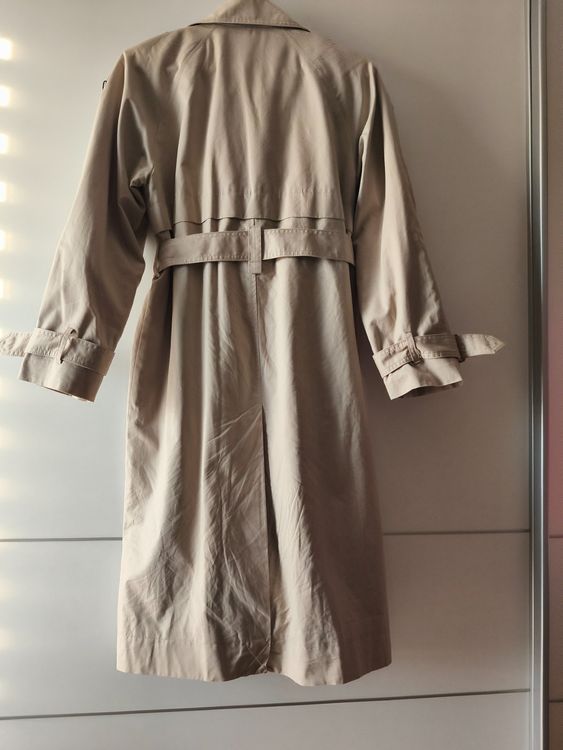 BERSHKA Damen Trenchcoat Mantel Beige S Neuwertig!! (Neu