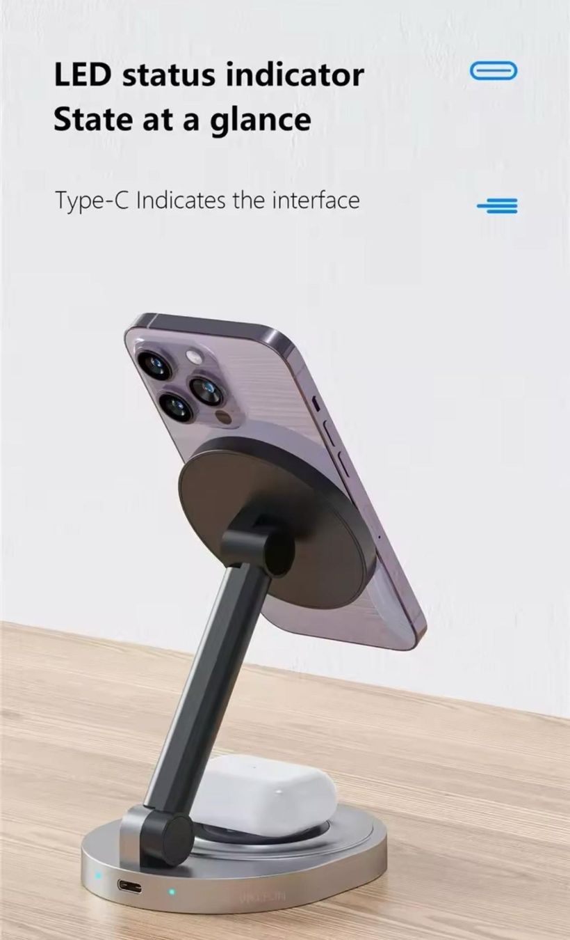 Caricabatterie: 3 in 1 Magsafe Wireless Ladegerät – Nuovo e nell'imballaggio originale da Zürich venduto da swiss.tech 2