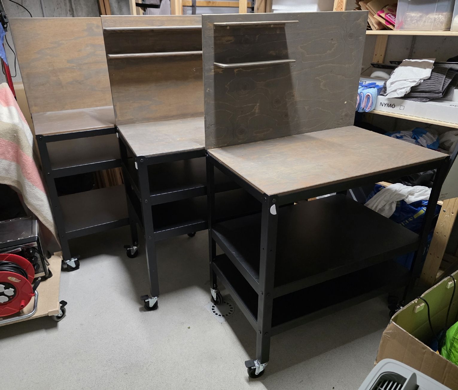 Scaffali: IKEA BROR Gestelle mit Rollen – Usato da Oberflachs venduto da Pincopallino