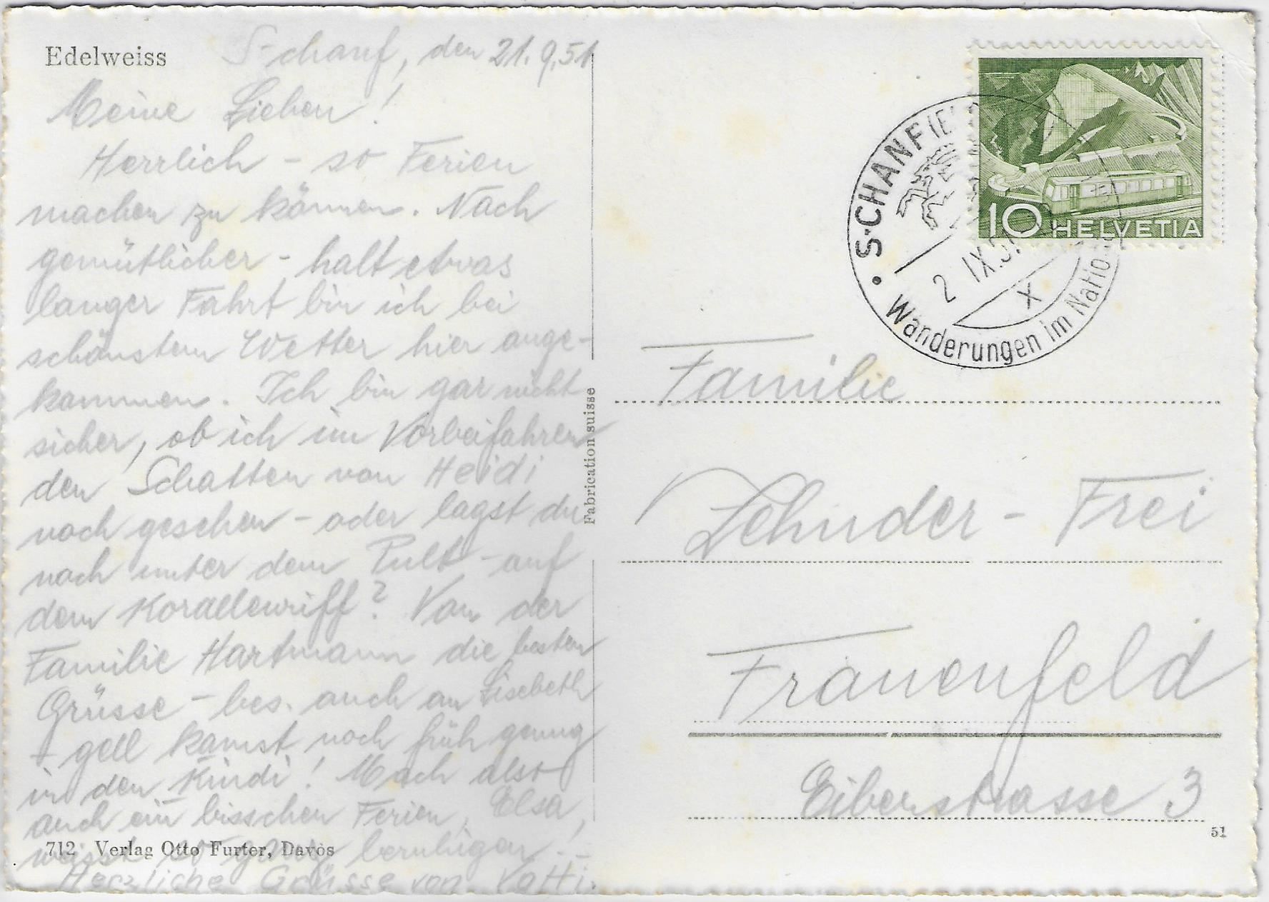 Cartes postales: Edelweiss – D'occasion à Ettingen par Kartenplanet 1