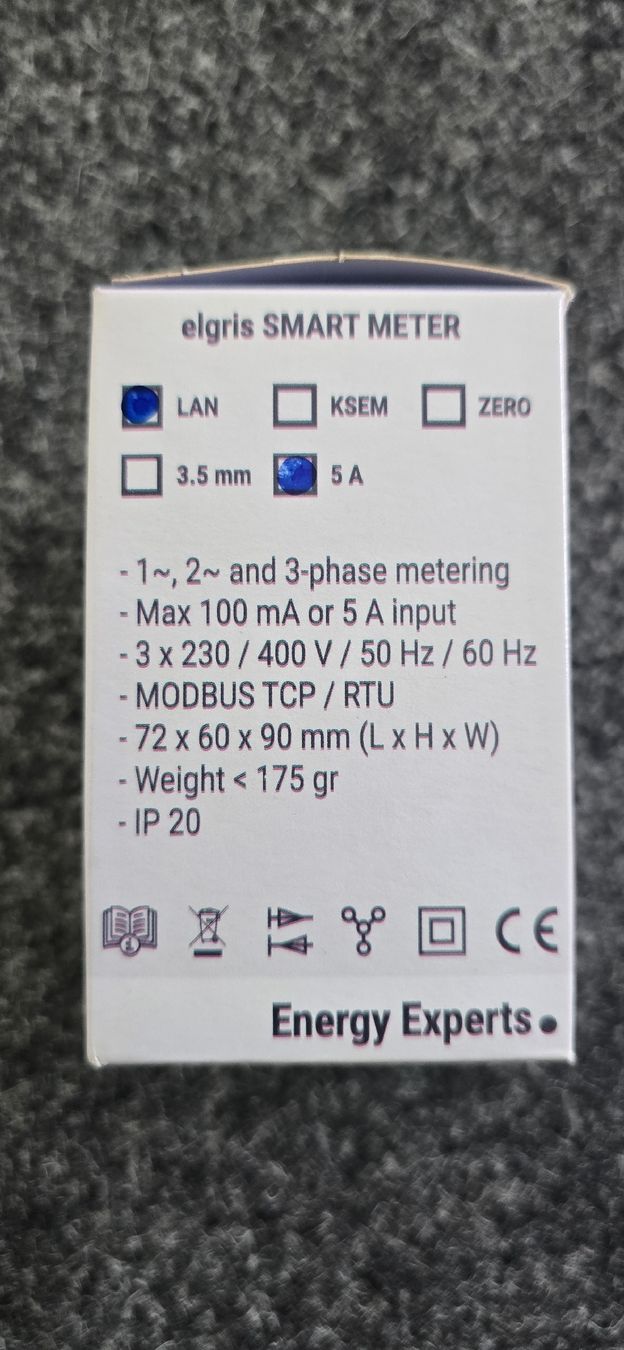 Misurare: SMART METER elgris LAN – Nuovo e nell'imballaggio originale da Romanshorn venduto da Elektriker-shop 4