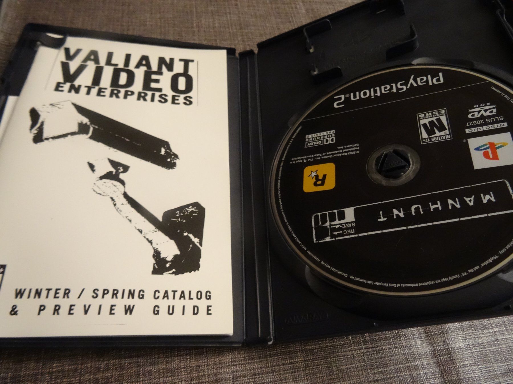 Sony Giochi: Manhunt PS2  NTSC USA-IMPORT – Usato da Olten venduto da Disc-Ausverkauf 1