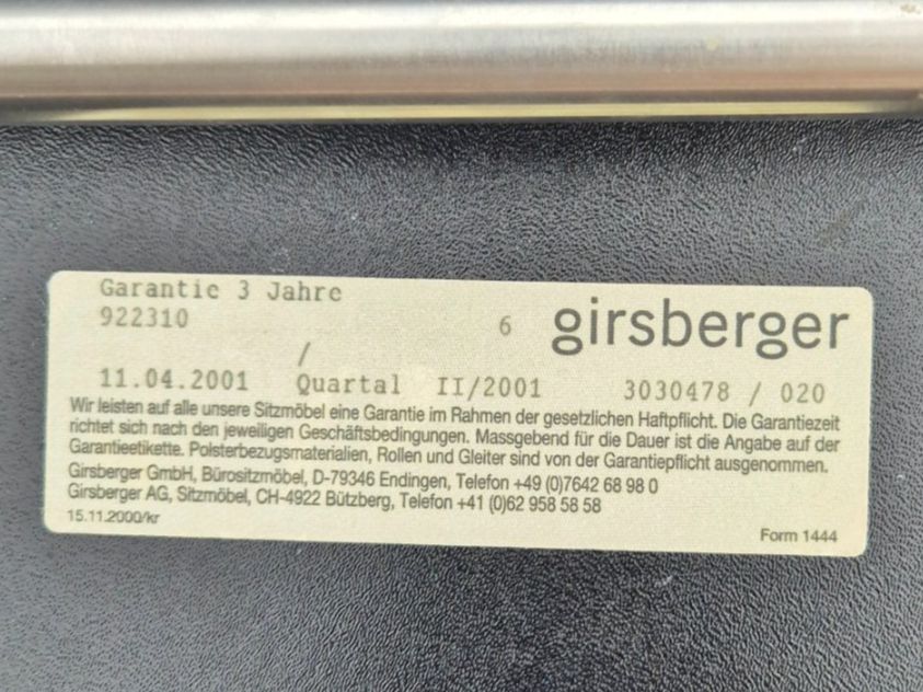 Girsberger Sedie: 4 chaises en cuir noir Girberger – Usato da Fully venduto da tameab 7