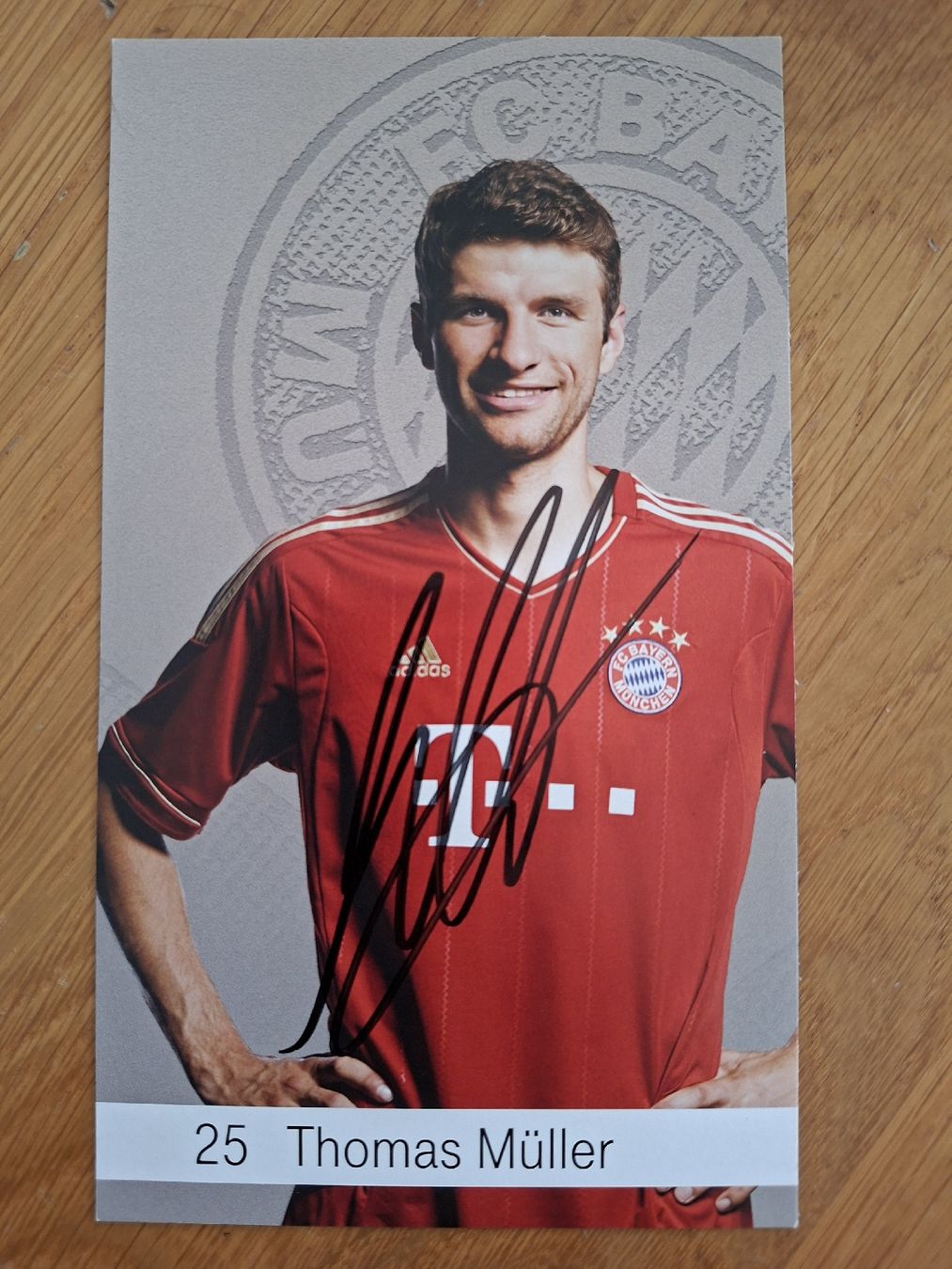Autografi: Thomas Müller Bayern Autogrammkarte original – Usato da Thun venduto da wuschu