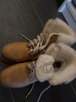 Cypres Schnürstiefel gefüttert Leder hellbraun Grösse 39