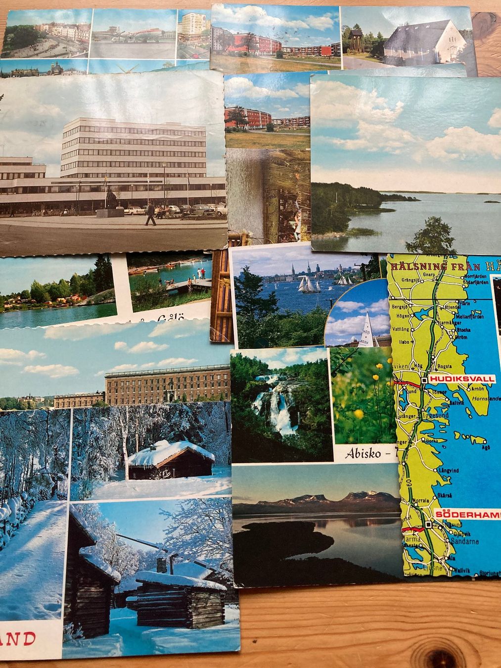 Cartoline postali: Schweden - 14 AK ab 1966 – Usato da Oberuzwil venduto da Henri09