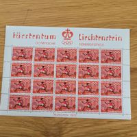 Kleinbogen Liechtenstein 1972