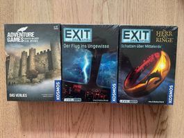 Drei Exit - Spiele für Einsteiger
