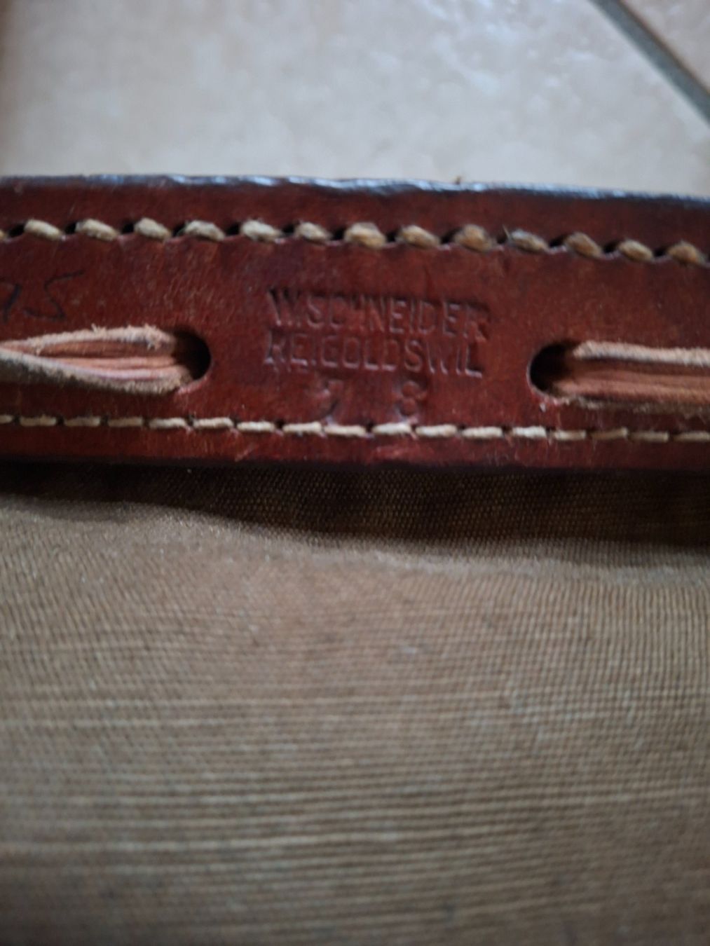 Schweizer Armee Taschen: Original Schweizer Armee Militär Brotsack – Gebraucht aus Schwanden Sigrisw von cadieux71 2