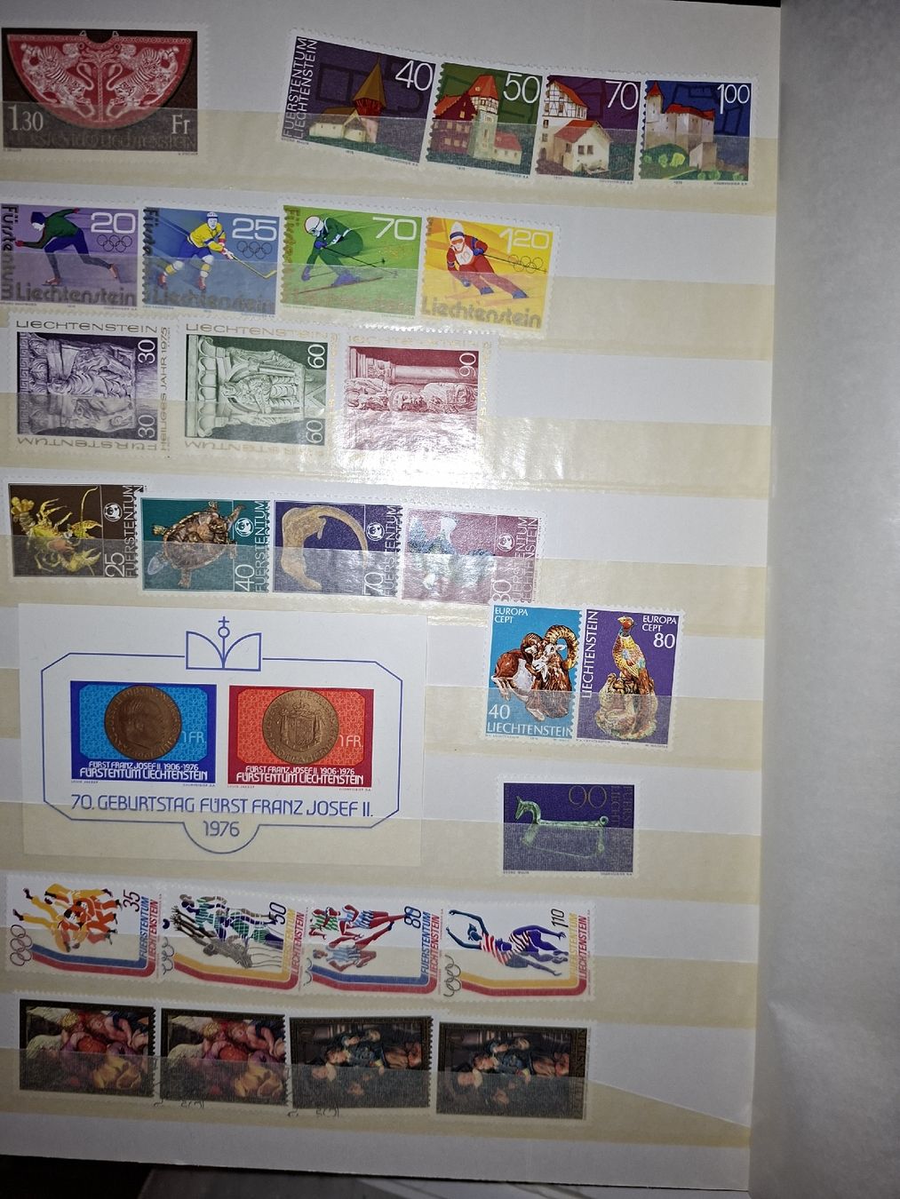 Tous les timbres: Sammlung Liechtenstein  – D'occasion à Balgach par SIMEON27 2