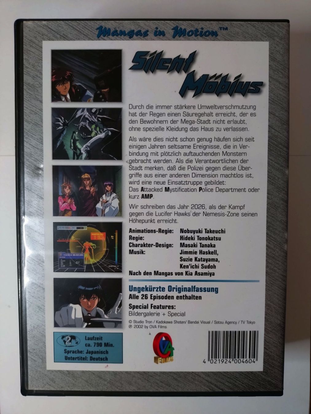 Tutti i DVDs: Silent Möbius - 6 DVDs - Anime Klassiker 2002! – Usato da Näfels venduto da Alex_M_K 3