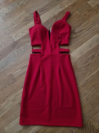 Kleid von Walg Gr. 36 / S weinrot / rot