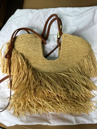 Zimmermann Bast Tasche mit Fransen - Sommer Must Have!