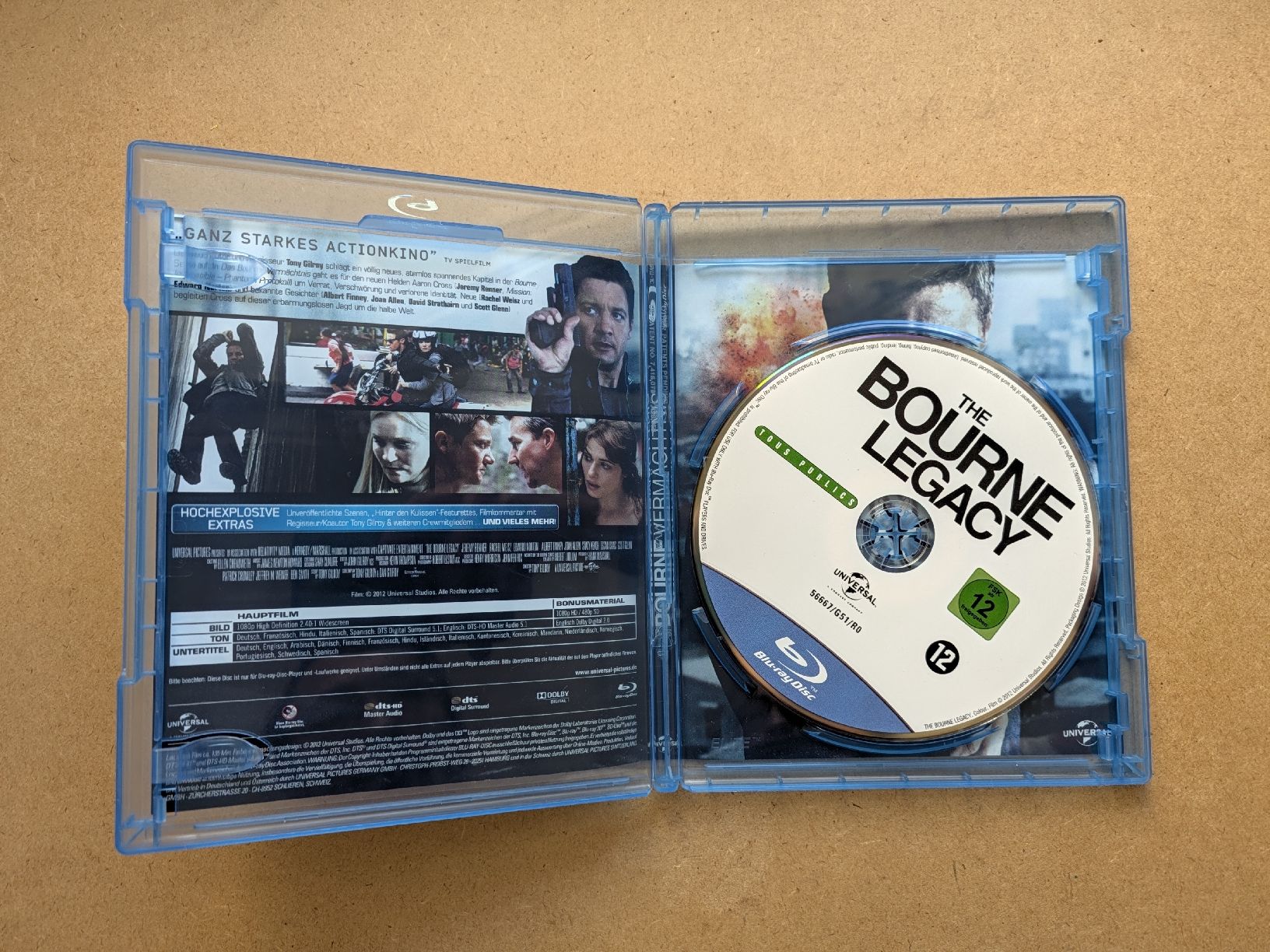 Tutti i DVDs: Blu-ray Das Bourne Vermächtnis  – Usato da Chur venduto da FreakofRarity 2