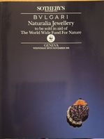 Sotheby's Bvlgari Naturalia Auction Catalogue 1991