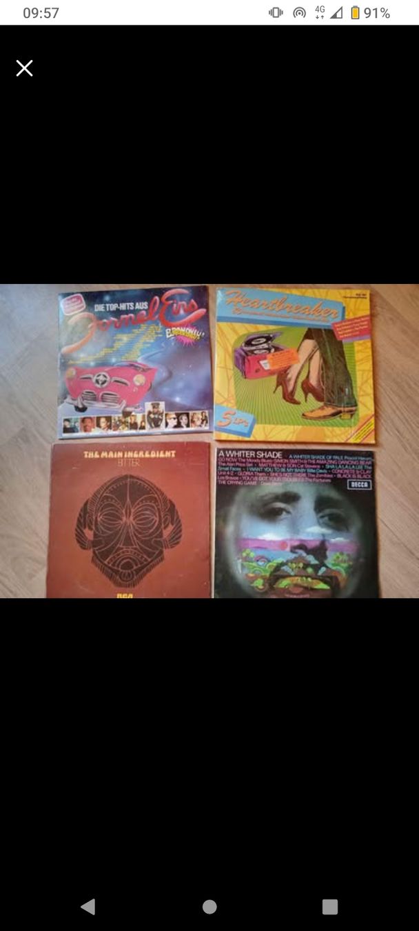 Schallplatten: Vinyl Schallplatten 4er Set verschiedene Interpreten   – Gebraucht aus Rehetobel von Modi98