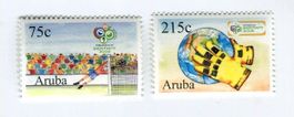 Briefmarken "Fussball". Aruba.