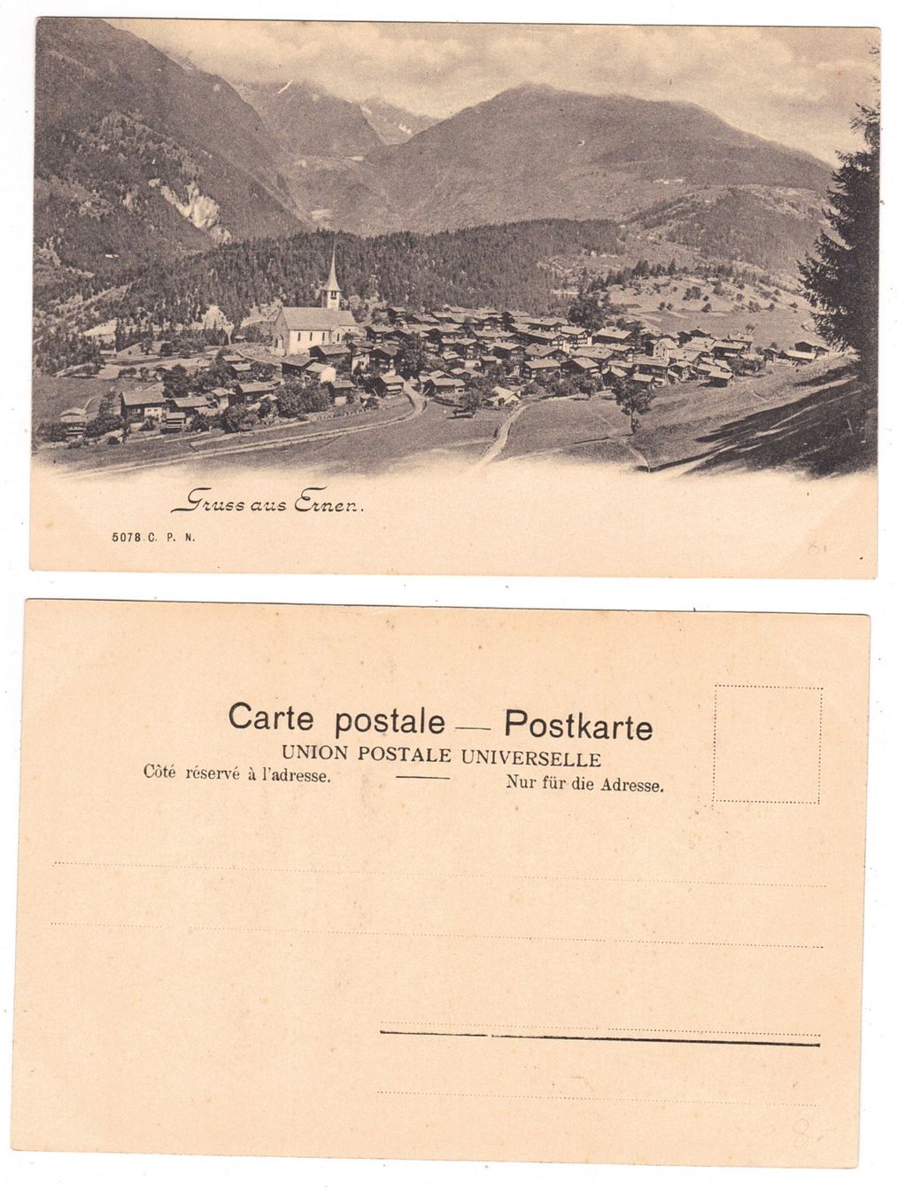 Cartes postales: Gruss aus Ernen – D'occasion à La Tour-de-Peilz par amjust