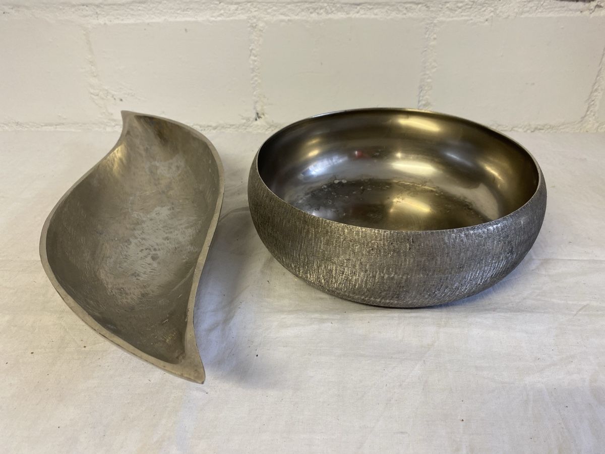 Ciotole: Edle Schalen, Metall-Design, 2er Set, Deko-Objekte, Top – Usato da sursee venduto da trilli-tralli 7