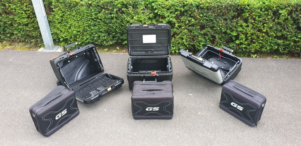 Koffer Aufkleber Set Für BMW R 1250 GS 2021 - Triple Black Design | Motorrad Tank Aufkleber Vario 2