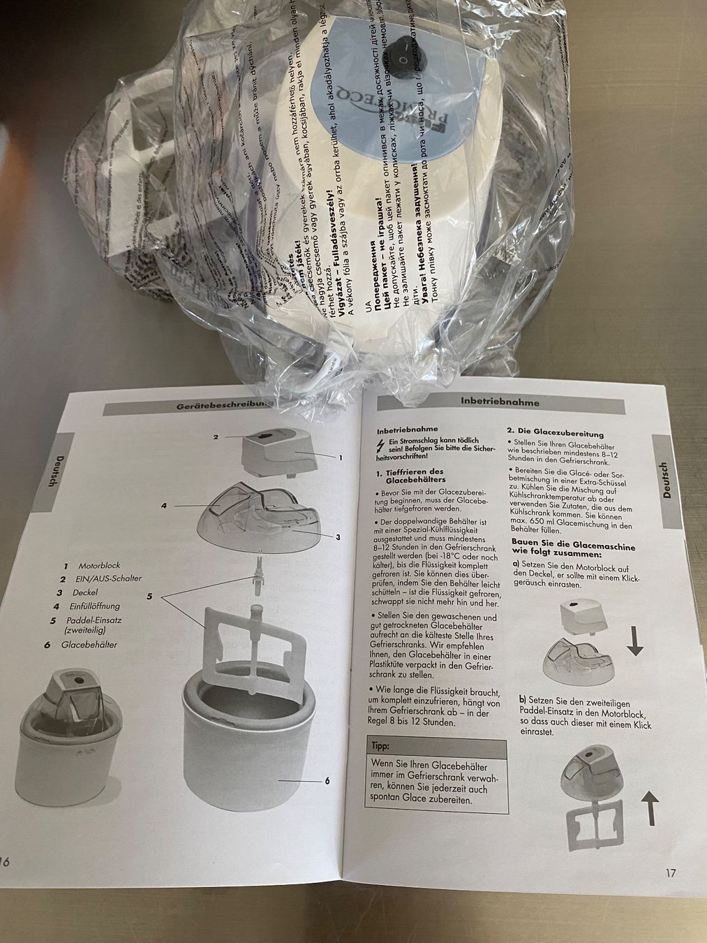 Primotecq Elettrodomestici da cucina: Glacemaschine Primotecq neu – Nuovo (secondo la descrizione) da Zürich venduto da ter_6v82 4