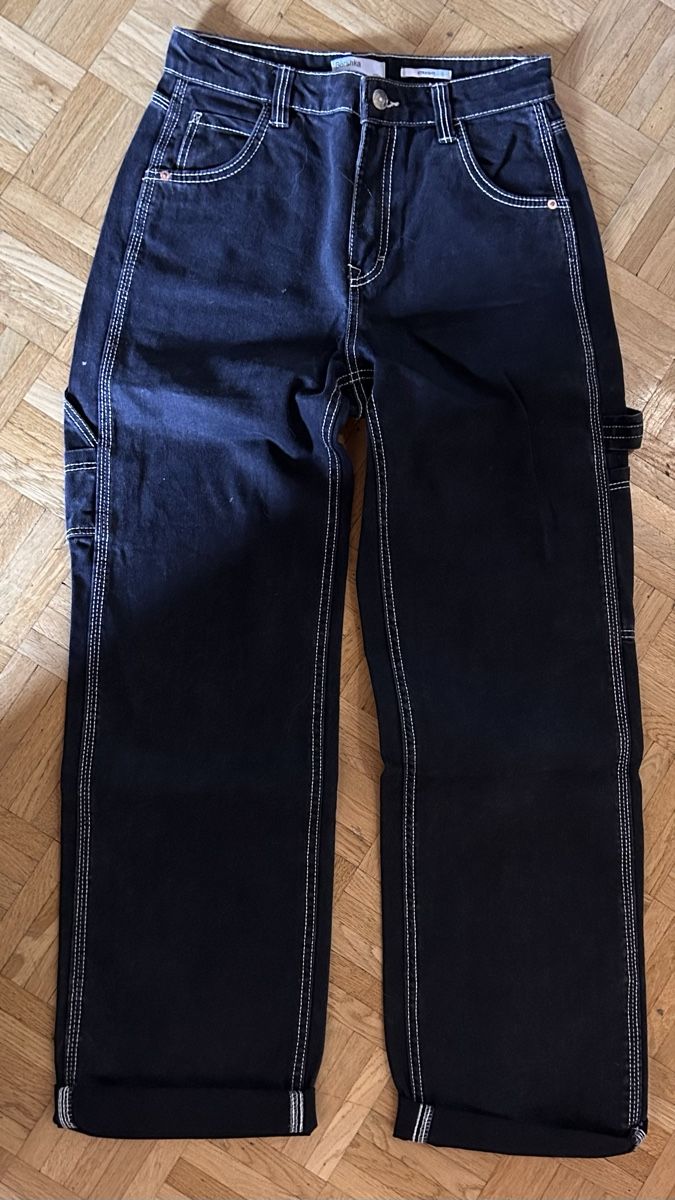 Bershka Jeans: Dark Wash Carpenter Jeans – Nuovo (secondo la descrizione) da Glattbrugg venduto da Lara_G06