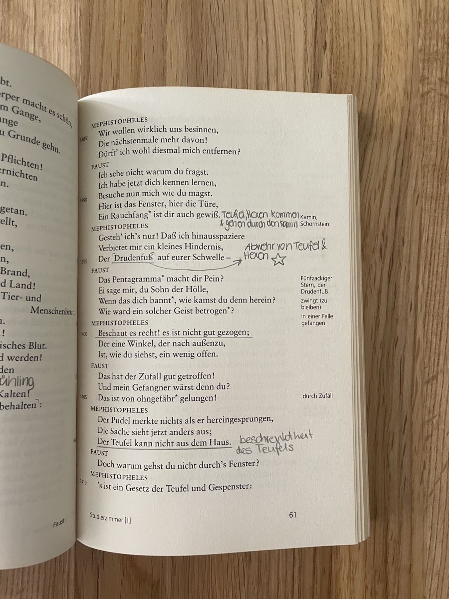 Libri: Goethe Faust I Suhrkamp BasisBibliothek mit Notizen – Usato da Schnottwil venduto da MysticWitch 5