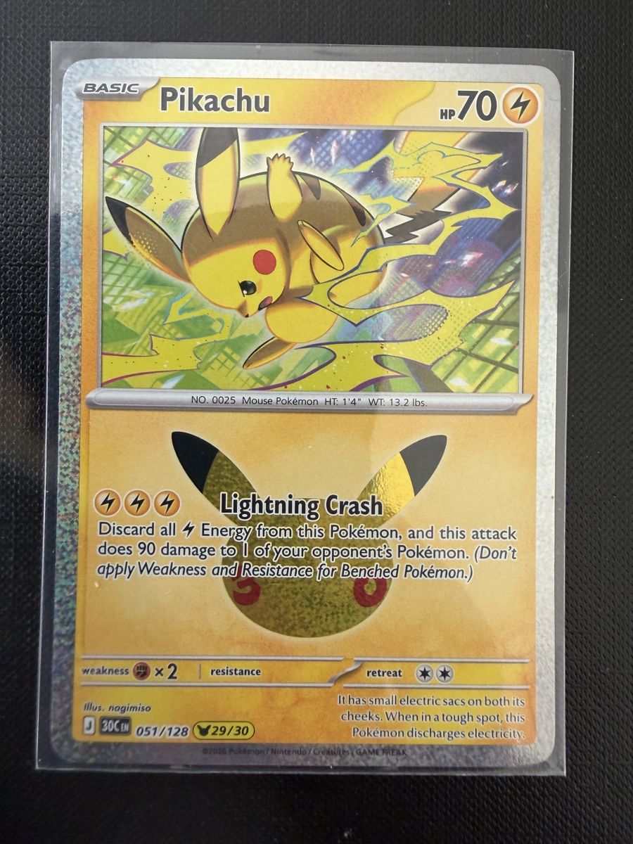 Pokémon Sammelbilder & Trading cards: Pikachu #051 30C EN – Neu (gemäss Beschreibung) aus Savigny von Matgab94